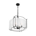 Savoy House 7-1693-4 Ashlay 4-lt 22" Pendant - Matte Black
