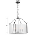 Savoy House 7-1693-4 Ashlay 4-lt 22" Pendant - Matte Black
