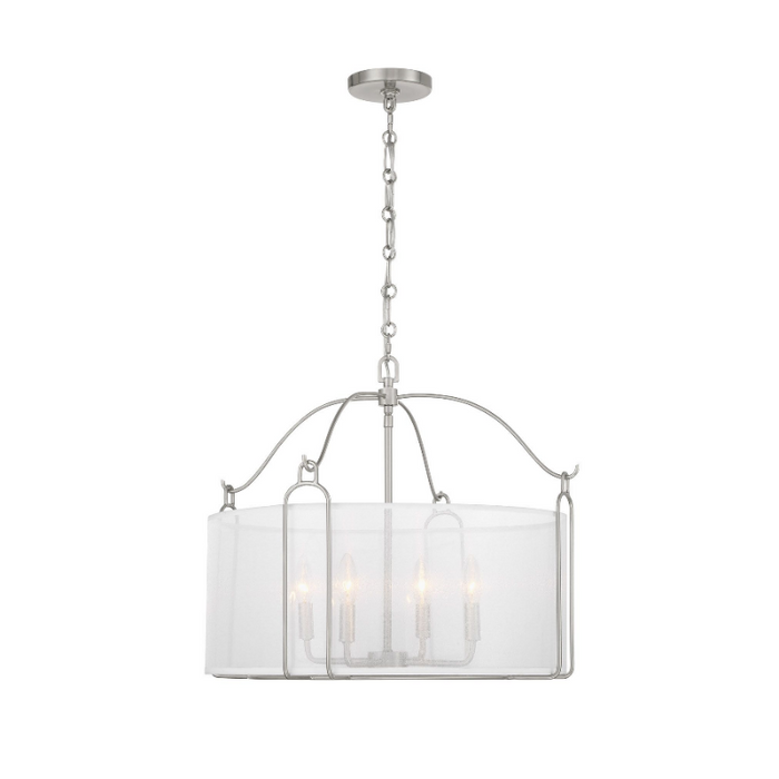 Savoy House 7-1693-4 Ashlay 4-lt 22" Pendant - Satin Nickel