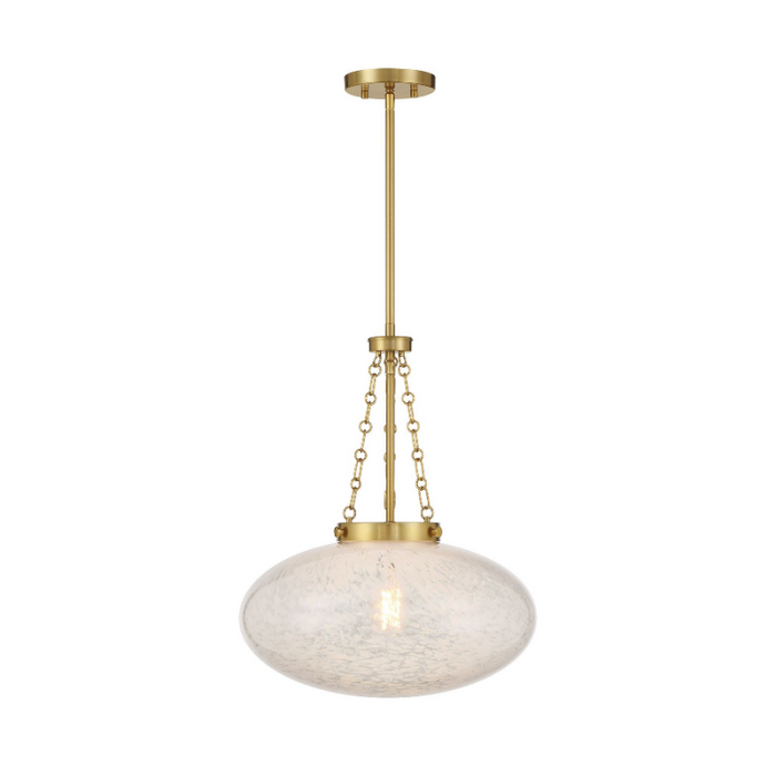 Savoy House 7-1740-1 Willow 1-lt 17" Pendant - Warm Brass