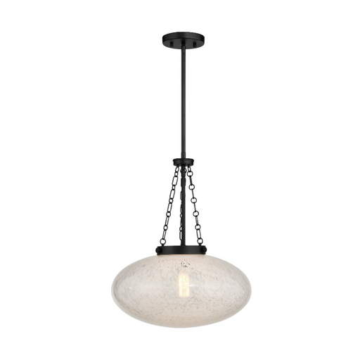 Savoy House 7-1740-1 Willow 1-lt 17" Pendant - Matte Black