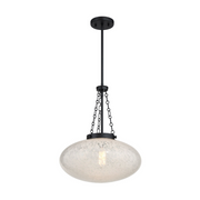 Savoy House 7-1740-1 Willow 1-lt 17" Pendant - Matte Black