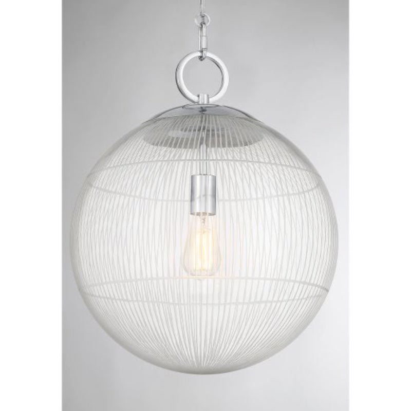 Savoy House 7-1840-1 Cabot 1-lt 16" Pendant - Chrome