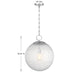 Savoy House 7-1840-1 Cabot 1-lt 16" Pendant