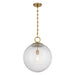 Savoy House 7-1840-1 Cabot 1-lt 16" Pendant - Warm Brass