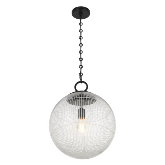 Savoy House 7-1840-1 Cabot 1-lt 16" Pendant - Matte Black