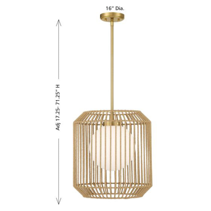 Savoy House 7-2040-1 Pastis 1-lt 16" Pendant