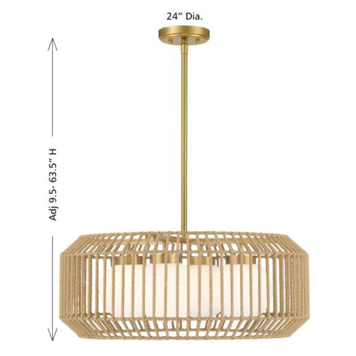 Savoy House 7-2041-4 Pastis 4-lt 24" Pendant