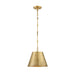 Savoy House 7-232-1 Alden 1-lt 12" Pendant-Warm Brass