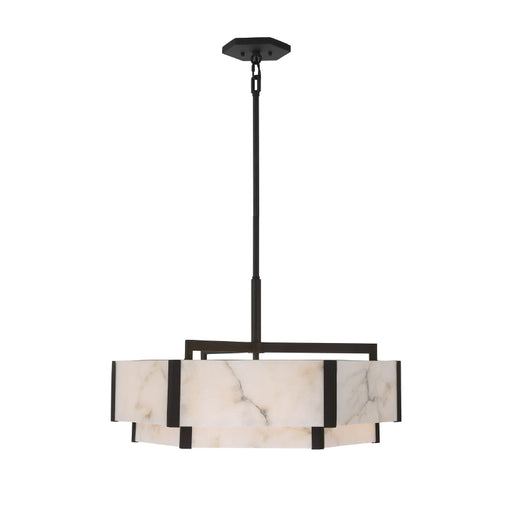 Savoy House 7-2333-6 Orleans 6-lt 24" Pendant - Black Cashmere