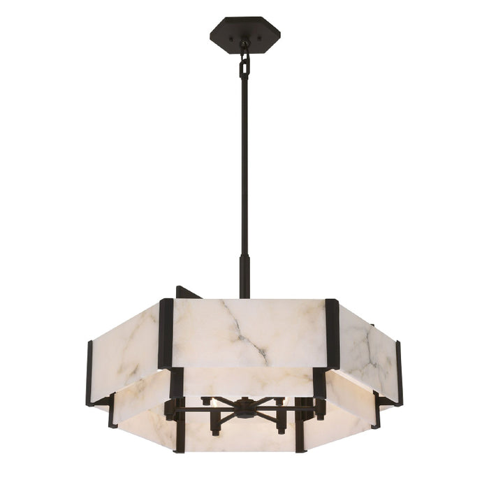 Savoy House 7-2333-6 Orleans 6-lt 24" Pendant - Black Cashmere