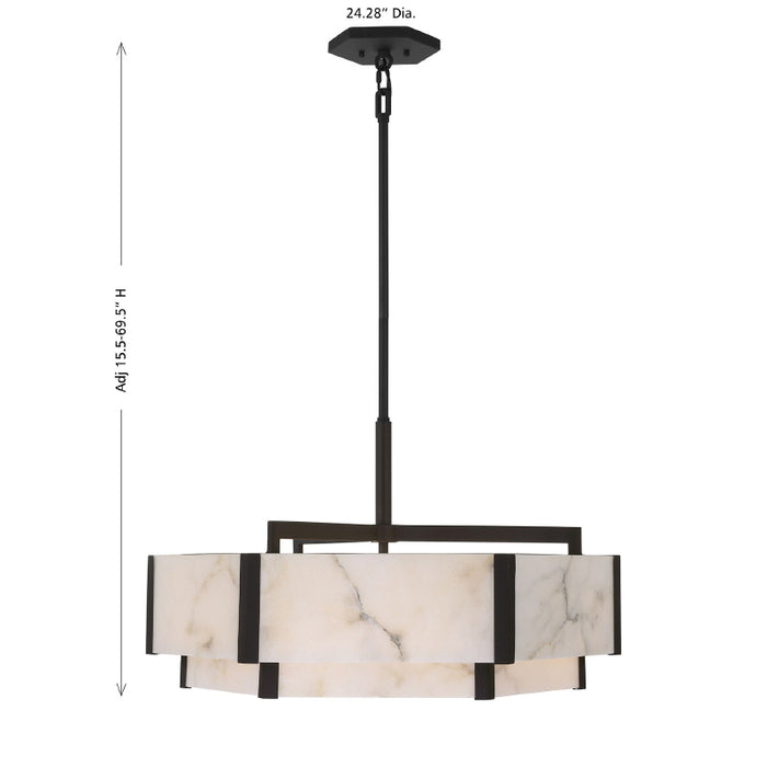 Savoy House 7-2333-6 Orleans 6-lt 24" Pendant