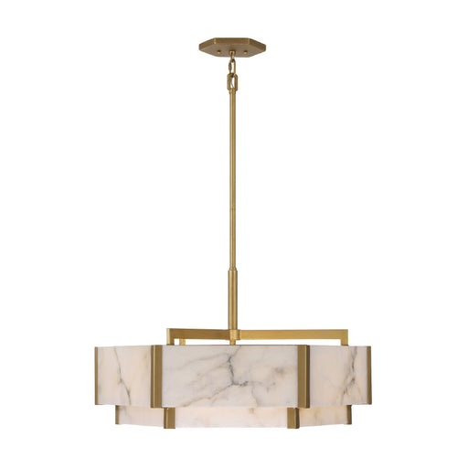 Savoy House 7-2333-6 Orleans 6-lt 24" Pendant - Distressed Gold