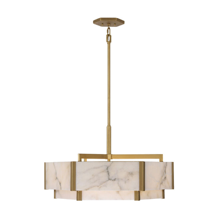 Savoy House 7-2333-6 Orleans 6-lt 24" Pendant - Distressed Gold