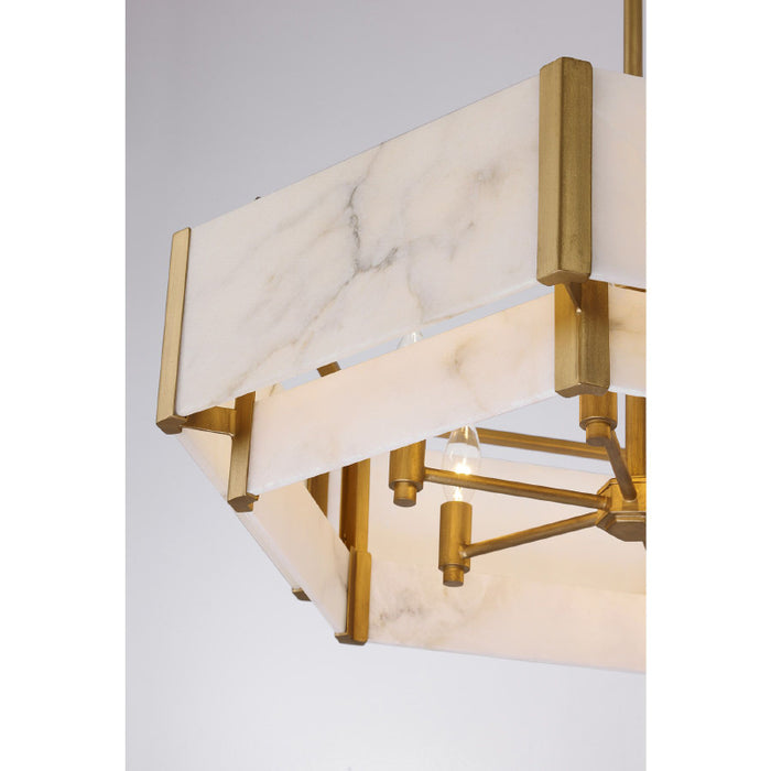 Savoy House 7-2333-6 Orleans 6-lt 24" Pendant - Distressed Gold