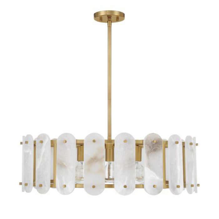 Savoy House 7-2911-5 Antolini 5-lt 29" Pendant - Warm Brass