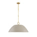 Savoy House 7-2918-1 Alta 1-lt 30" Pendant - Concrete and Brass