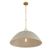 Savoy House 7-2918-1 Alta 1-lt 30" Pendant - Concrete and Brass