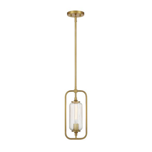 Savoy House 7-3022-1 Holton 1-lt 7" Mini Pendant - Warm Brass