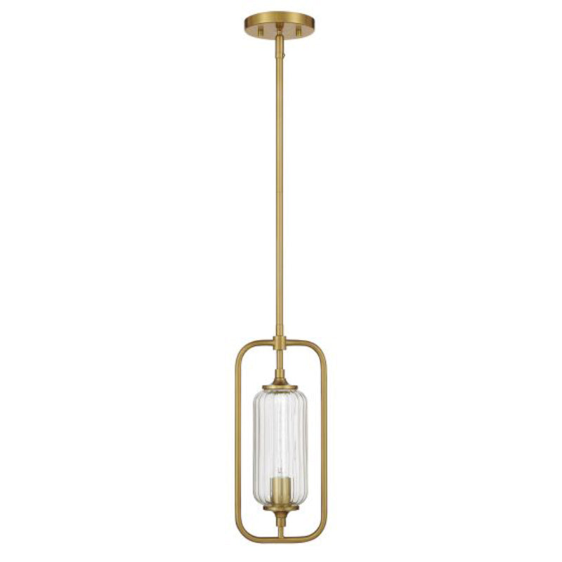 Savoy House 7-3022-1 Holton 1-lt 7" Mini Pendant - Warm Brass