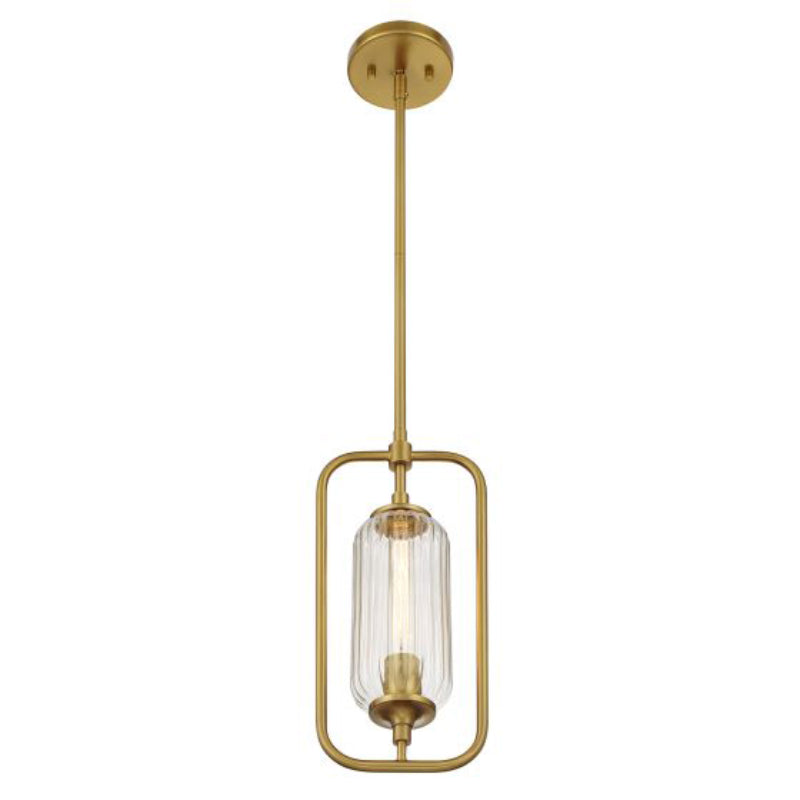 Savoy House 7-3022-1 Holton 1-lt 7" Mini Pendant - Warm Brass