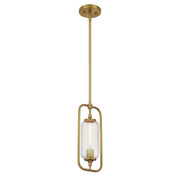 Savoy House 7-3022-1 Holton 1-lt 7" Mini Pendant - Warm Brass
