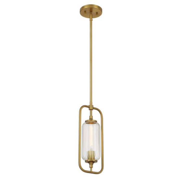 Savoy House 7-3022-1 Holton 1-lt 7" Mini Pendant - Warm Brass