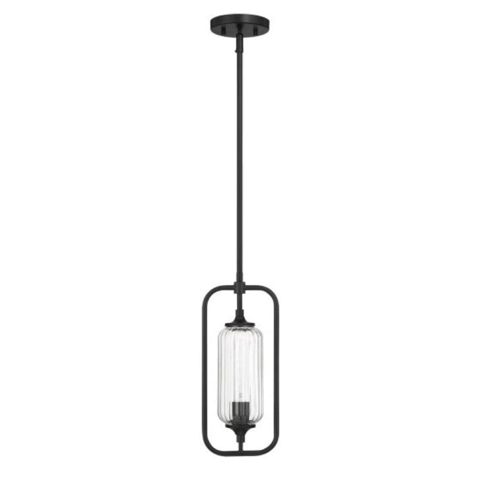 Savoy House 7-3022-1 Holton 1-lt 7" Mini Pendant - Matte Black