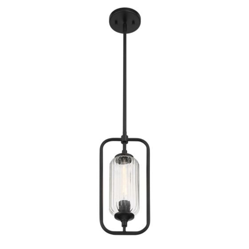 Savoy House 7-3022-1 Holton 1-lt 7" Mini Pendant - Matte Black