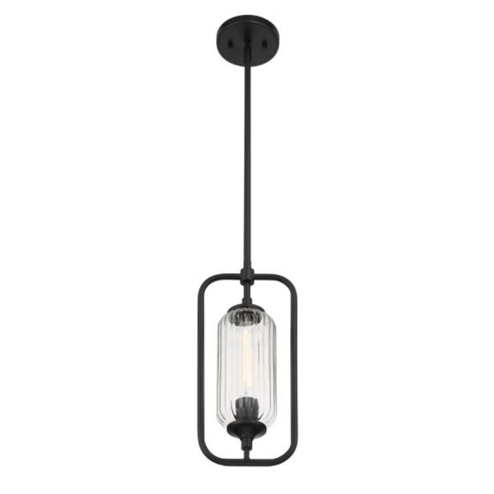 Savoy House 7-3022-1 Holton 1-lt 7" Mini Pendant - Matte Black