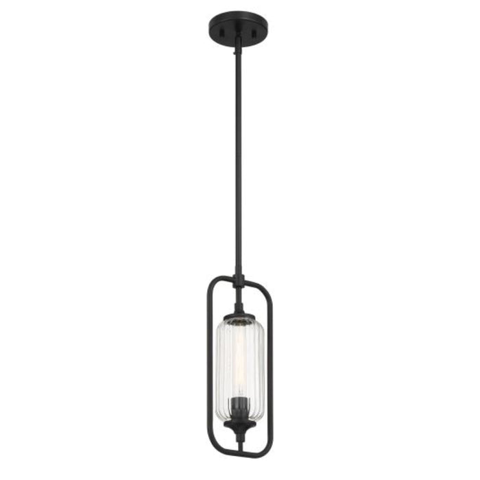 Savoy House 7-3022-1 Holton 1-lt 7" Mini Pendant - Matte Black