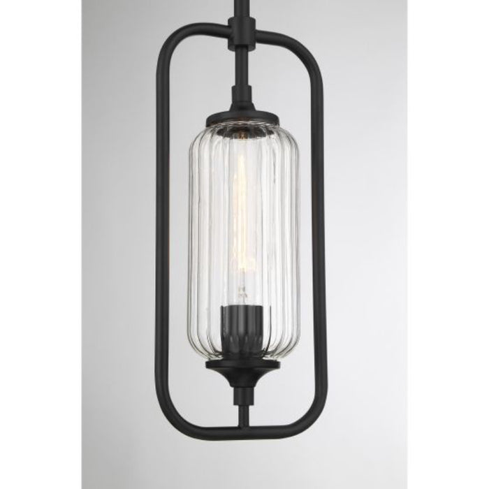 Savoy House 7-3022-1 Holton 1-lt 7" Mini Pendant - Matte Black