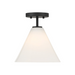 Savoy House 7-4011-1 Blair 1-lt 10" Mini-Pendant/Semi-Flush Mount - Matte Black