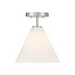 Savoy House 7-4011-1 Blair 1-lt 10" Mini-Pendant/Semi-Flush Mount - Satin Nickel