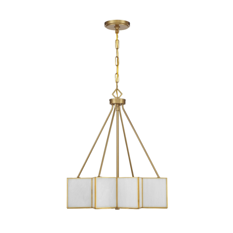 Savoy House 7-5988-3 Reiling 3-lt 20" Pendant - Warm Brass