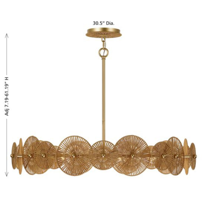Savoy House 7-6381-5-60 Abbott 5-lt 31" Pendant
