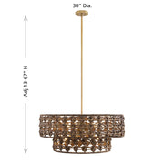 Savoy House 7-9284-7 Silencio 7-lt 30" Pendant