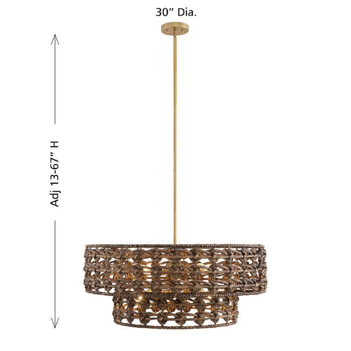 Savoy House 7-9284-7 Silencio 7-lt 30" Pendant