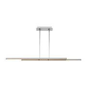 Visual Comfort 700LSSTG260 Stagger 2 2-lt 60" LED Linear Suspension - Polished Stainless Steel
