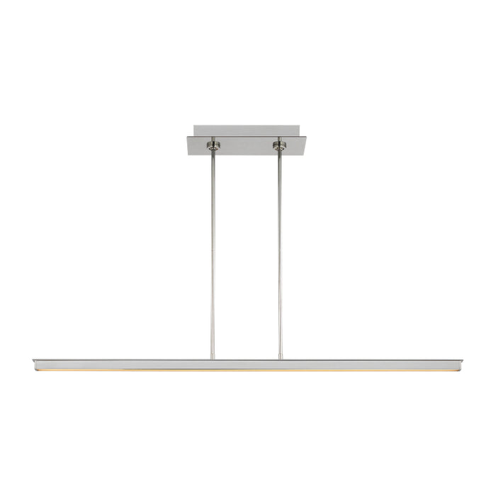 Tech 700LSSTG48 Stagger 1-lt 47" LED Linear Suspension - Polished Stainless Steel