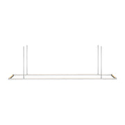 Tech 700LSSTG84 Stagger Halo 84" LED Linear Suspension - Polished Stainless Steel