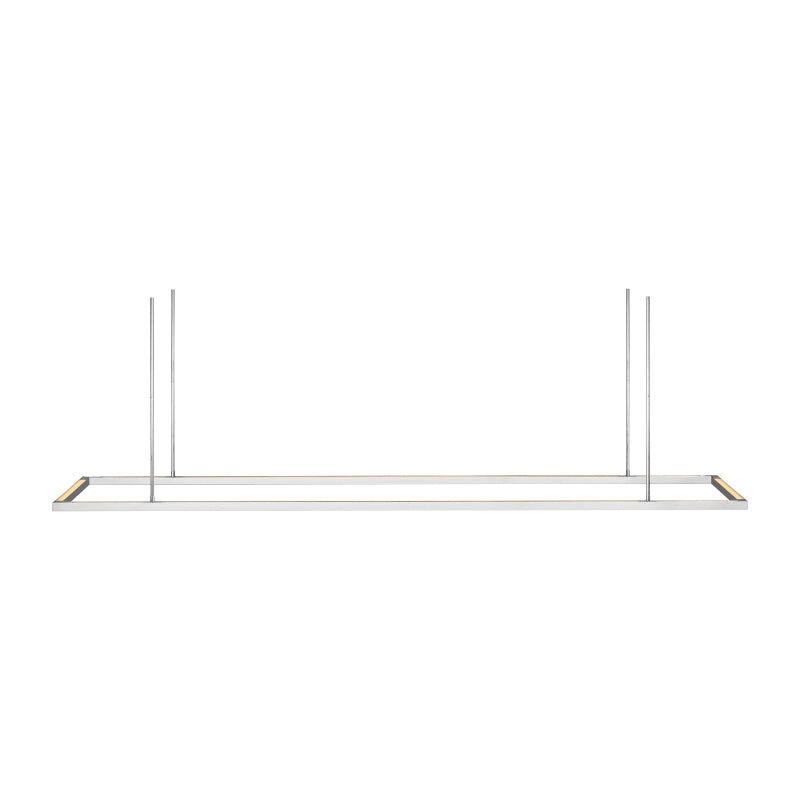 Tech 700LSSTG84 Stagger Halo 84" LED Linear Suspension - Polished Stainless Steel
