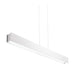 Visual Comfort 700LSVAN-LED93 Vandor 50" LED Linear Suspension - 3000K White Rubberized