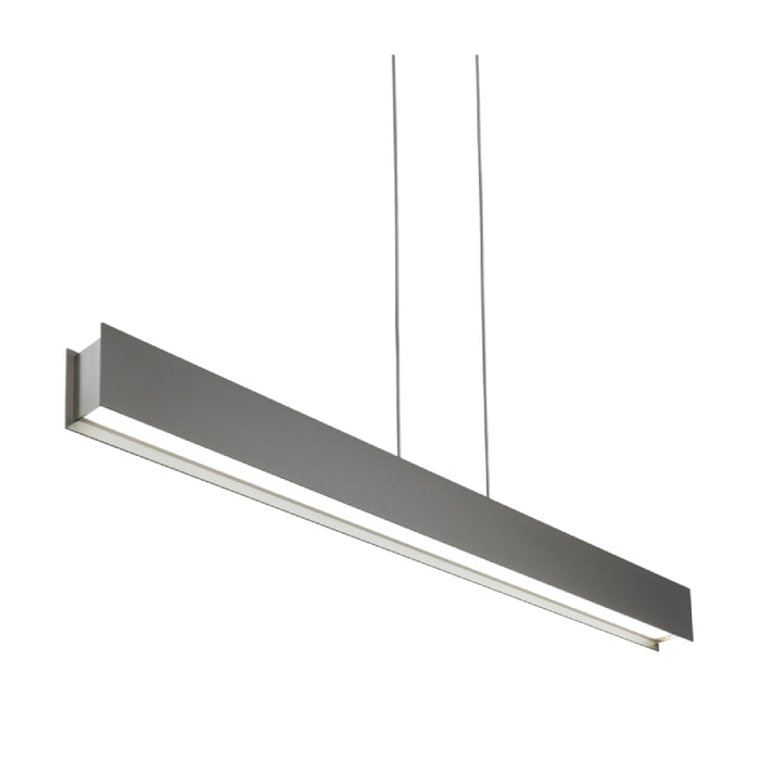 Visual Comfort 700LSVAN-LED93 Vandor 50" LED Linear Suspension - 3500K Gray Rubberized