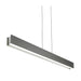 Visual Comfort 700LSVAN-LED93 Vandor 50" LED Linear Suspension - 3500K Gray Rubberized