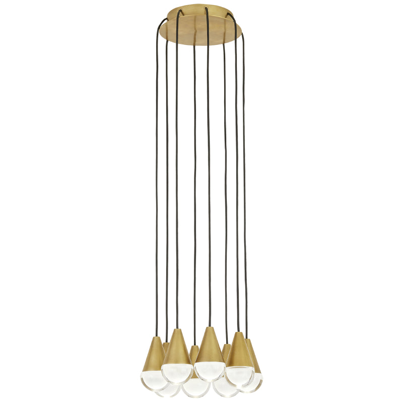 Visual Comfort 700TRSPCPA Cupola 8-lt 11" LED Chandelier