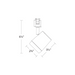 WAC L-7011 Ocularc 11W LED Track Head, L Track, CCT Selectable