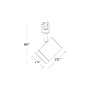 WAC H-7012 Ocularc 11W LED Track Head, H Track, CCT Selectable