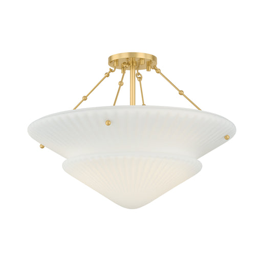 Hudson Valley 7013 Loburn 3-lt 20" Semi Flush Mount