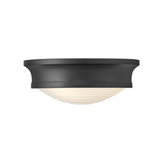 Hinkley 45123 Ellis 3-lt 14" LED Flush Mount - Black